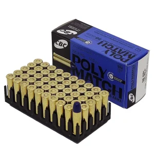 Munição CBC Calibre .38 SPL LPC 158gr Polymatch Caixa 50un